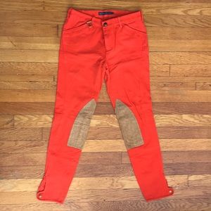 Ralph Lauren Orange Riding Pants Size 4